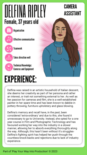 Character Profile- Delfina Ripley