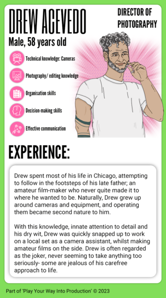 Character Profile- Drew Acevido