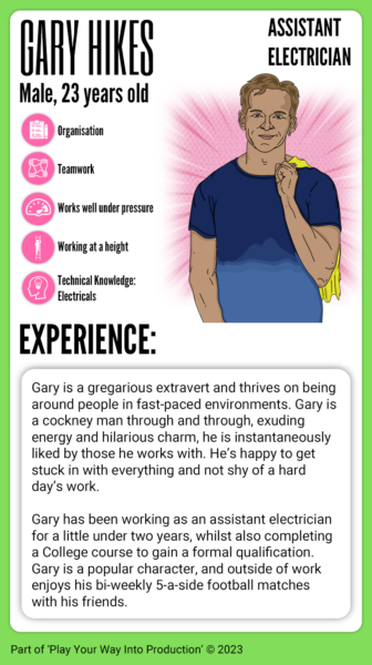 Character Profile- Gary Hikes